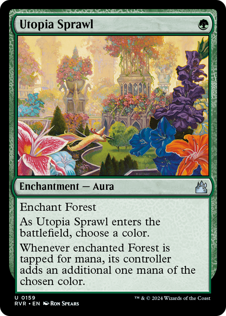 Utopia Sprawl (RVR-159)  Foil - Ravnica Remastered