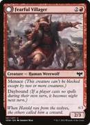 Fearful Villager (VOW-157)  - Innistrad: Crimson Vow: (Double Faced Transform)