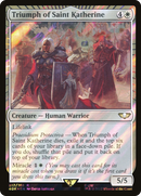 Triumph of Saint Katherine (Surge Foil) (40K-17★) - Warhammer 40,000 Commander: (miracle) Foil