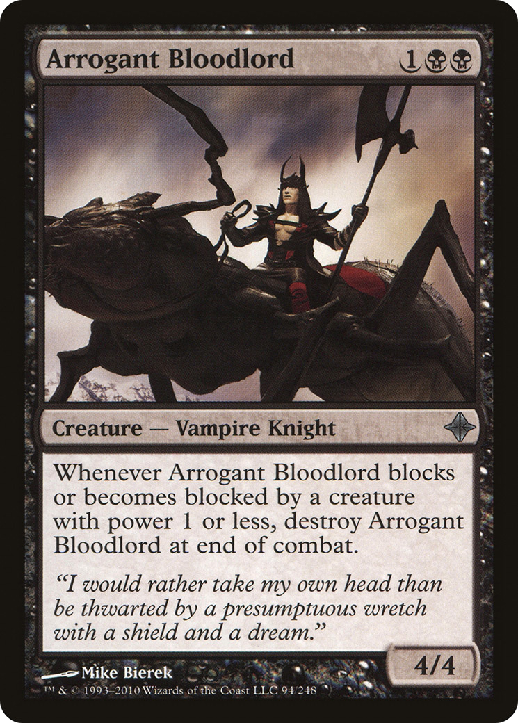 Arrogant Bloodlord (ROE-094)  - Rise of the Eldrazi