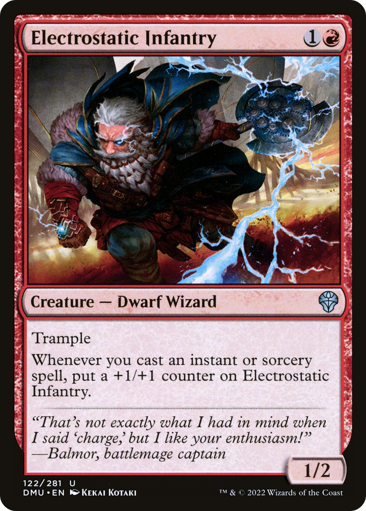 Electrostatic Infantry (DMU-122)  Foil - Dominaria United