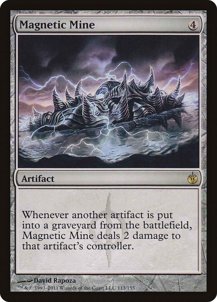 Magnetic Mine (MBS-113)  Foil - Mirrodin Besieged