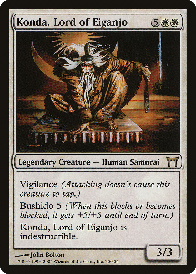 Konda, Lord of Eiganjo (CHK-030)  - Champions of Kamigawa