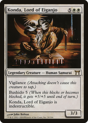 Konda, Lord of Eiganjo (CHK-030)  Foil - Champions of Kamigawa