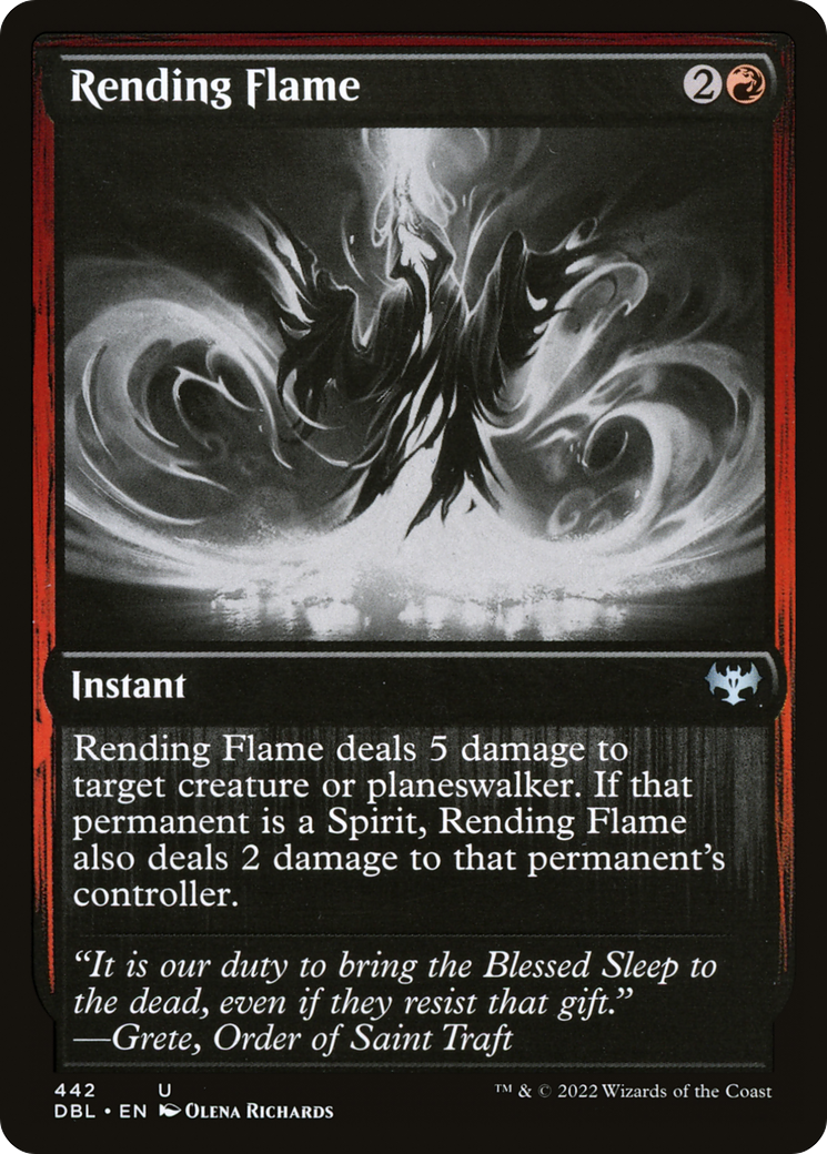 Rending Flame (DBL-442)  - Innistrad: Double Feature