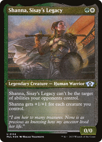 Shanna, Sisay's Legacy (Foil Etched) (MUL-124)  Foil - Multiverse Legends