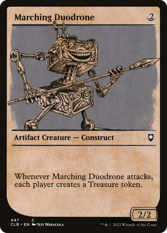 Marching Duodrone (Showcase) (CLB-447)  - Commander Legends: Battle for Baldur's Gate: (Showcase)