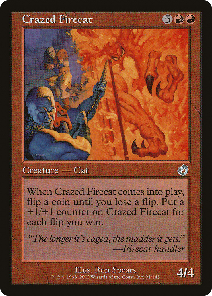 Crazed Firecat (TOR-094)  - Torment