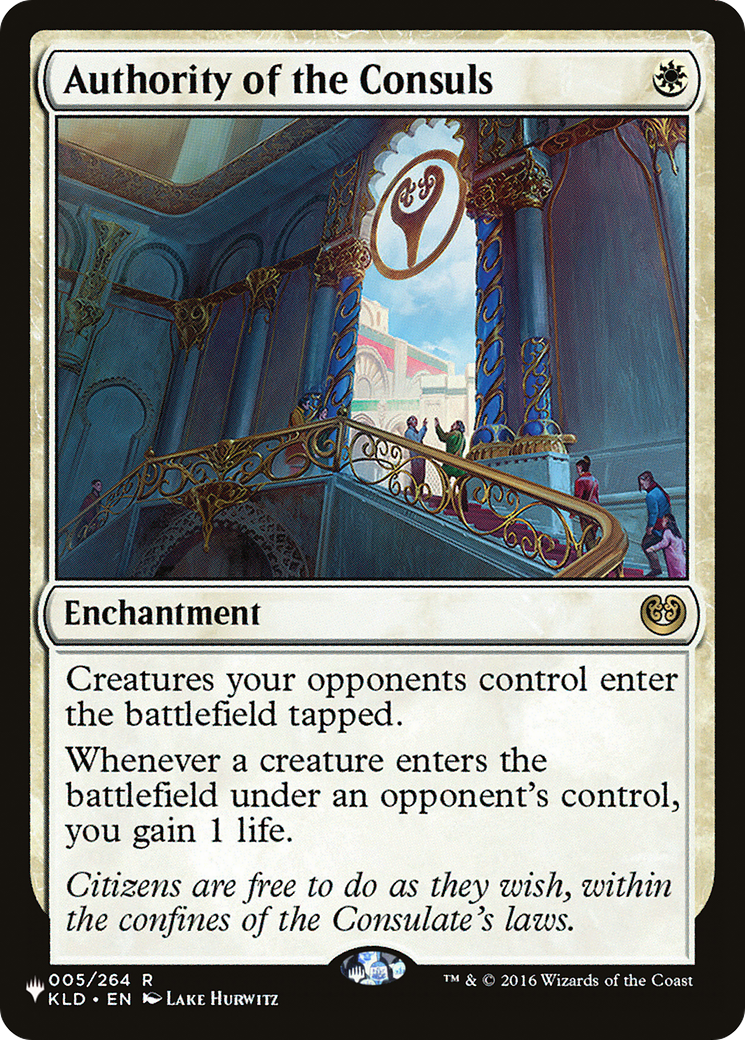 Authority of the Consuls (LIST-005/264)  - The List