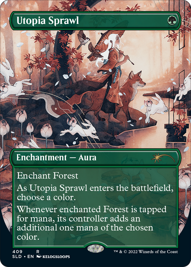Utopia Sprawl (Borderless) (SLD-409)  - Secret Lair Drop