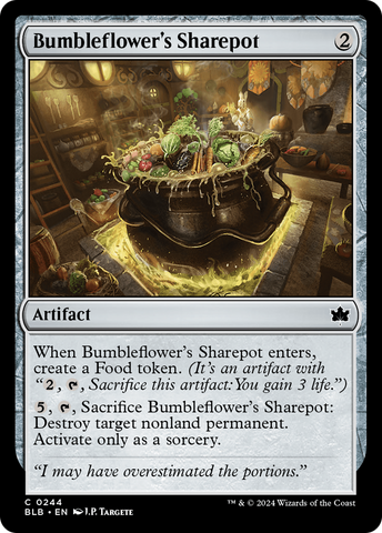 Bumbleflower's Sharepot (BLB-244)  Foil - Bloomburrow