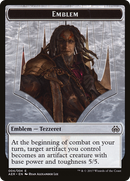 Emblem - Tezzeret the Schemer (AER-004) - Aether Revolt Tokens Foil