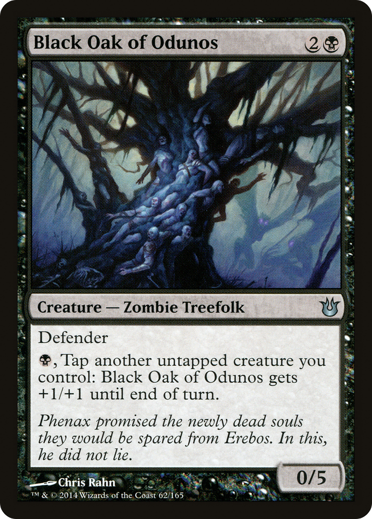 Black Oak of Odunos (BNG-062)  Foil - Born of the Gods