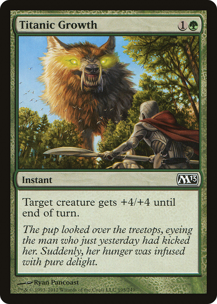 Titanic Growth (M13-195)  Foil - Magic 2013