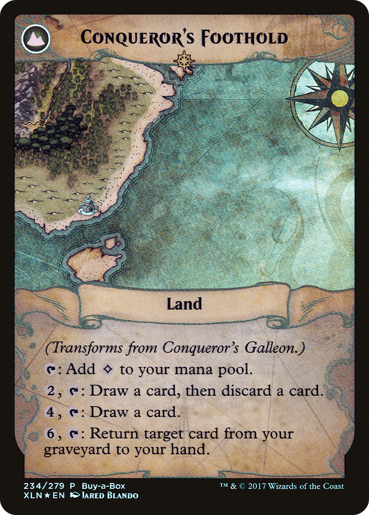 Conqueror's Galleon (BABP-234)  Foil - XLN Treasure Chest: (compasslanddfc)