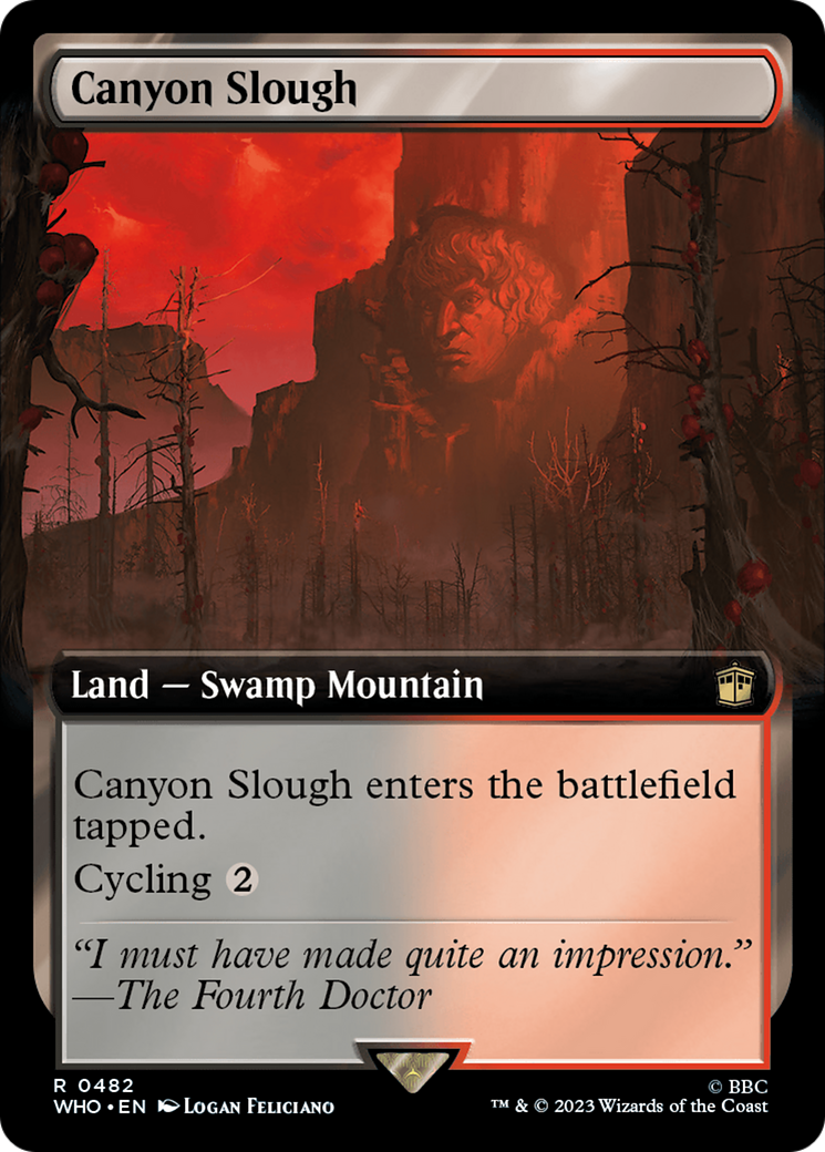 Canyon Slough (Extended Art) (WHO-482)  Foil - Doctor Who: (Extended Art)