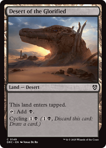 Desert of the Glorified (DRC-149)  - Commander: Aetherdrift