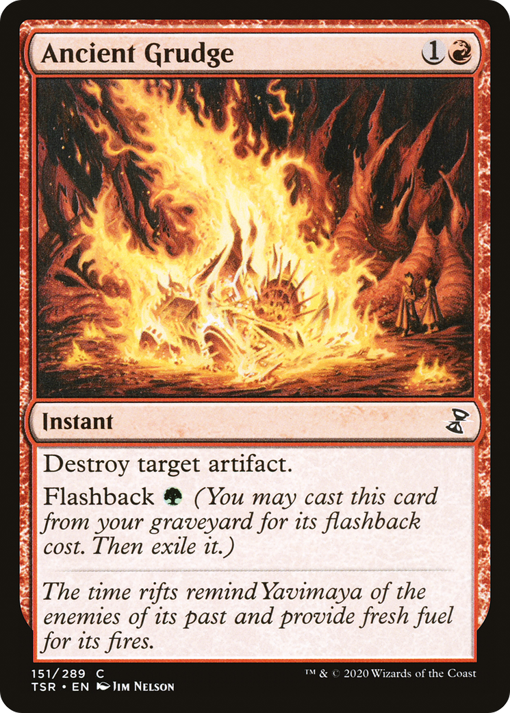 Ancient Grudge (TSR-151)  Foil - Time Spiral Remastered
