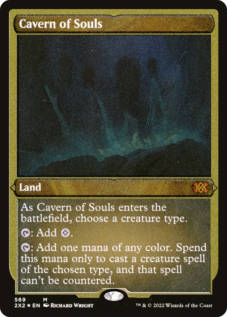 Cavern of Souls (Foil Etched) (2X2-569)  Foil - Double Masters 2022