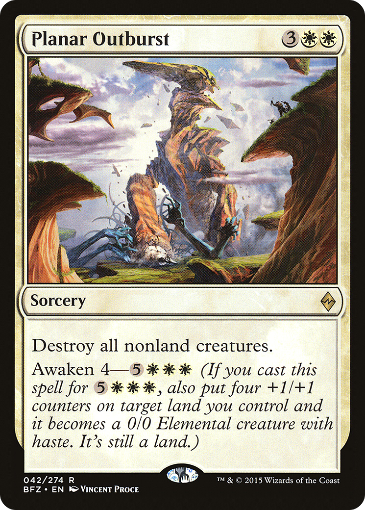 Planar Outburst (BFZ-042)  - Battle for Zendikar