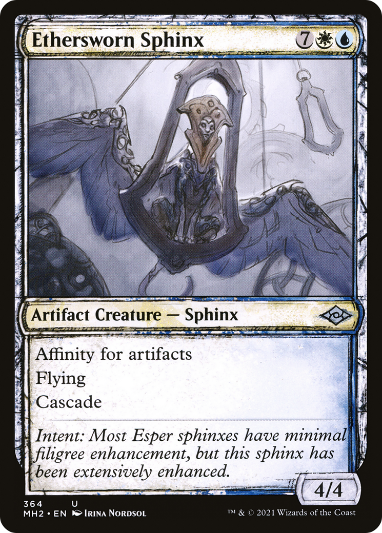 Ethersworn Sphinx (Showcase) (MH2-364)  - Modern Horizons 2: (Showcase)