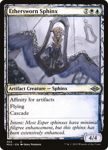 Ethersworn Sphinx (Showcase) (MH2-364)  - Modern Horizons 2: (Showcase)