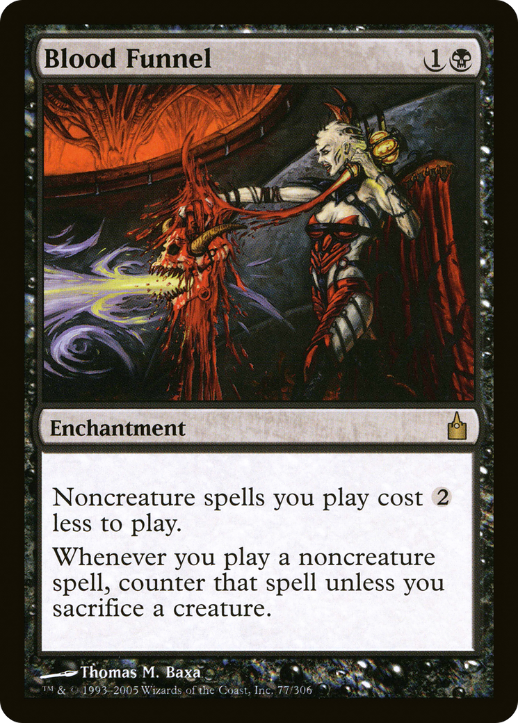 Blood Funnel (RAV-077)  Foil - Ravnica: City of Guilds
