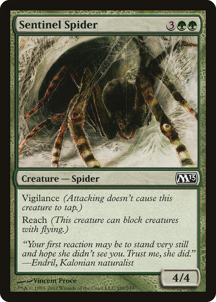 Sentinel Spider (M13-189)  Foil - Magic 2013