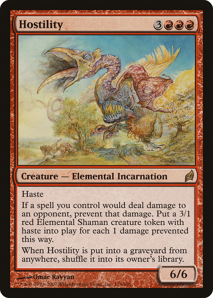 Hostility (LRW-176)  Foil - Lorwyn