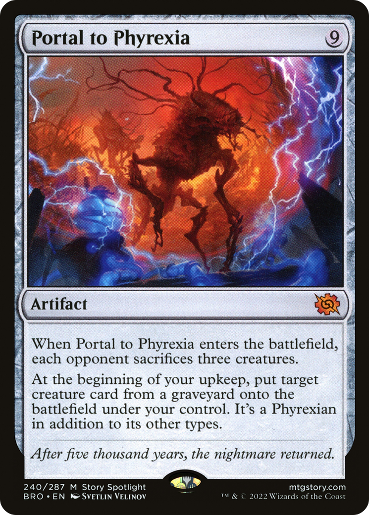 Portal to Phyrexia (BRO-240)  Foil - The Brothers' War