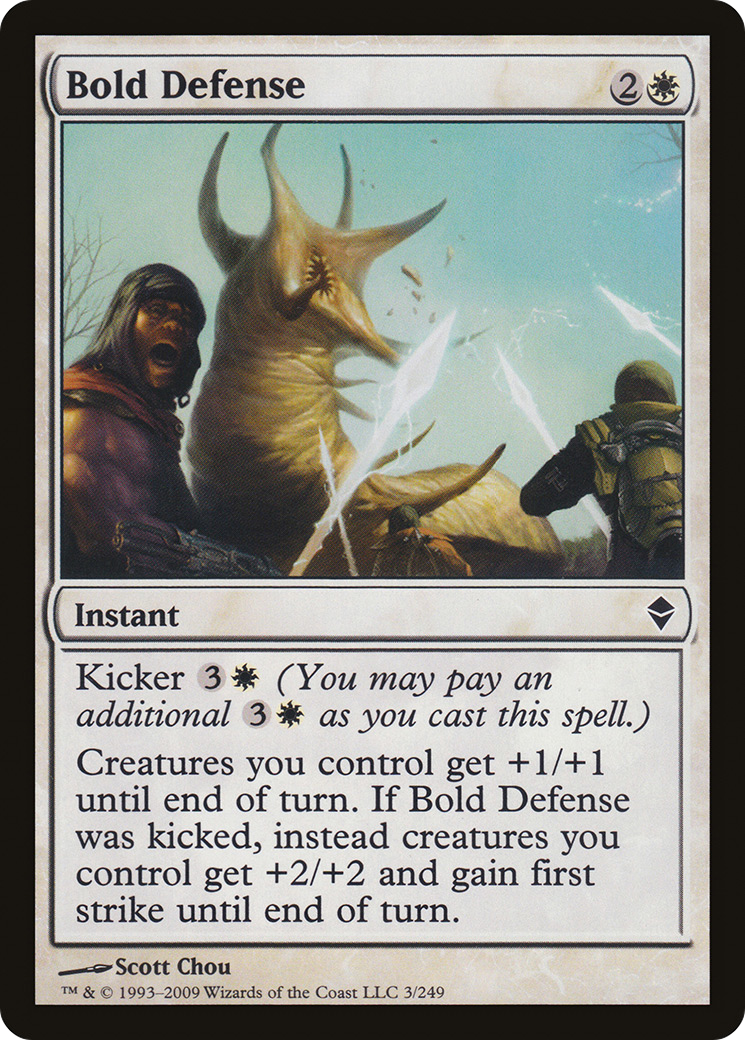 Bold Defense (ZEN-003)  Foil - Zendikar