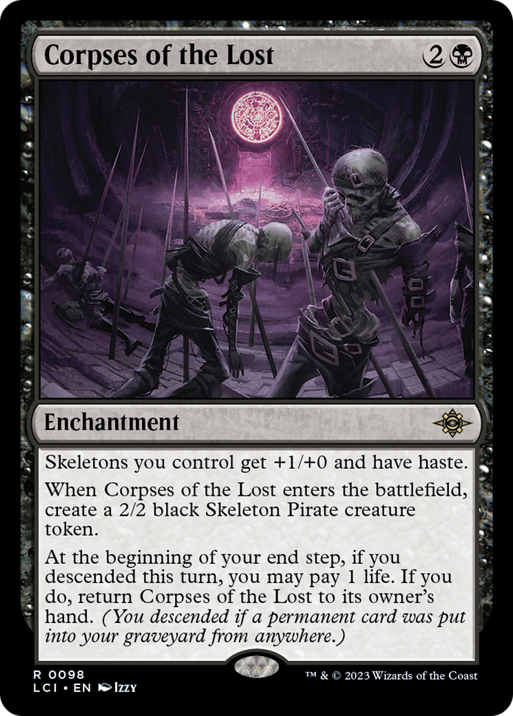 Corpses of the Lost (LCI-098)  Foil - The Lost Caverns of Ixalan