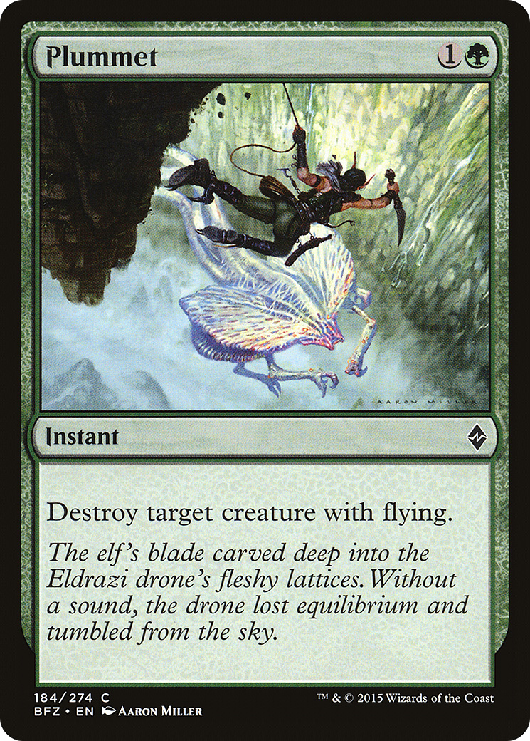 Plummet (BFZ-184)  - Battle for Zendikar