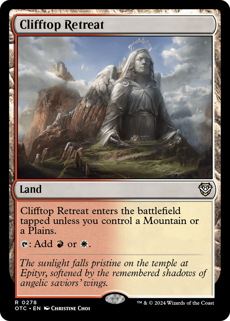 Clifftop Retreat (OTC-278)  - Outlaws of Thunder Junction Commander