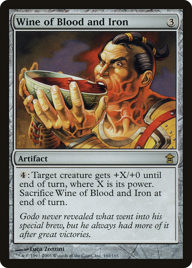 Wine of Blood and Iron (SOK-161)  - Saviors of Kamigawa