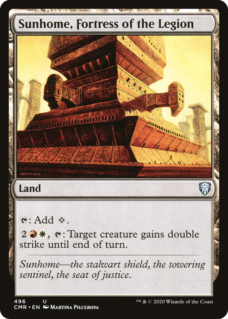 Sunhome, Fortress of the Legion (CMR-496)  - Commander Legends