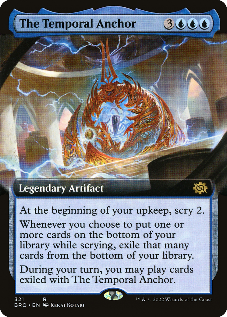 The Temporal Anchor (Extended Art) (BRO-321)  Foil - The Brothers' War: (Extended Art)