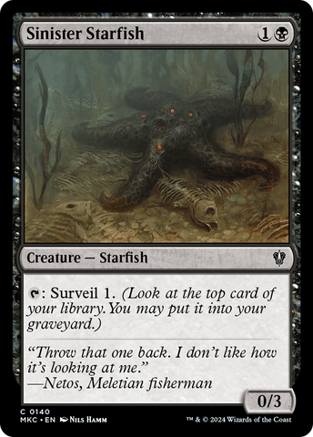 Sinister Starfish (MKC-140)  - Murders at Karlov Manor Commander