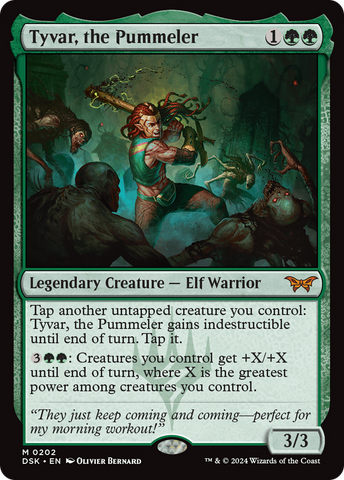 Tyvar, the Pummeler (DSK-202)  Foil - Duskmourn: House of Horror