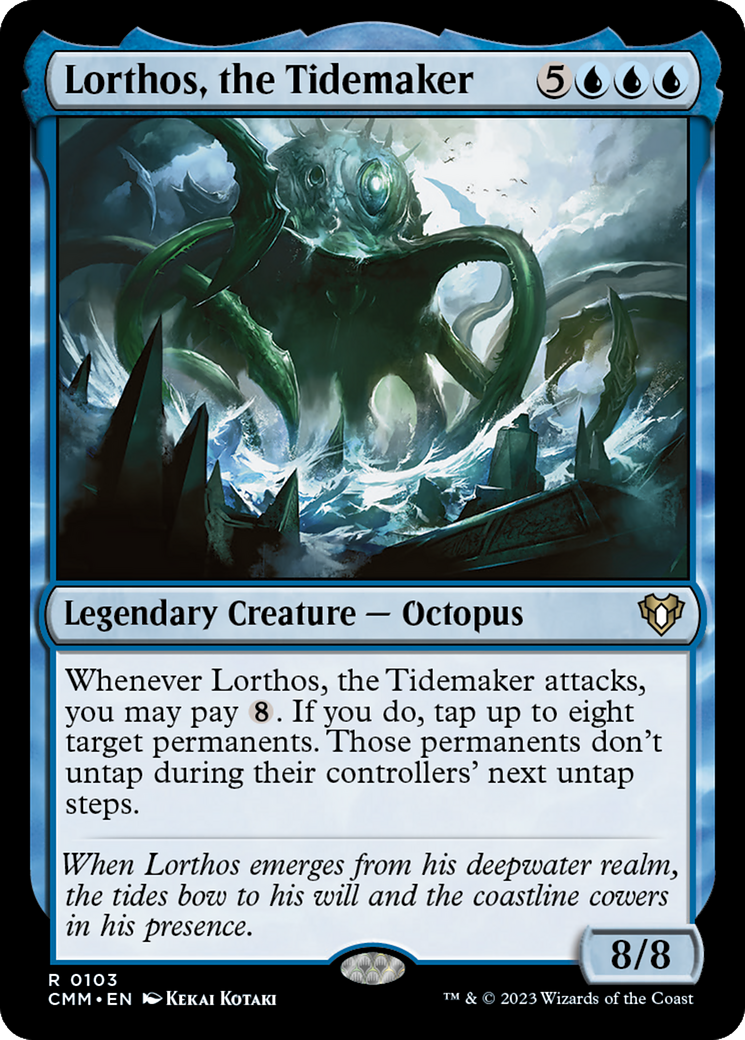 Lorthos, the Tidemaker (CMM-103)  Foil - Commander Masters