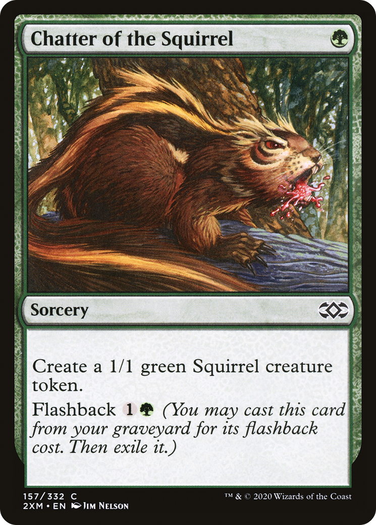 Chatter of the Squirrel (2XM-157) - Double Masters Foil
