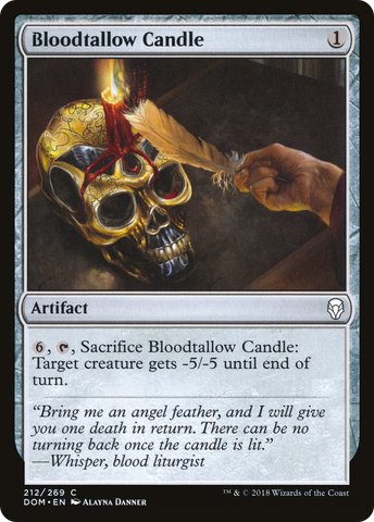 Bloodtallow Candle (DOM-212)  Foil - Dominaria