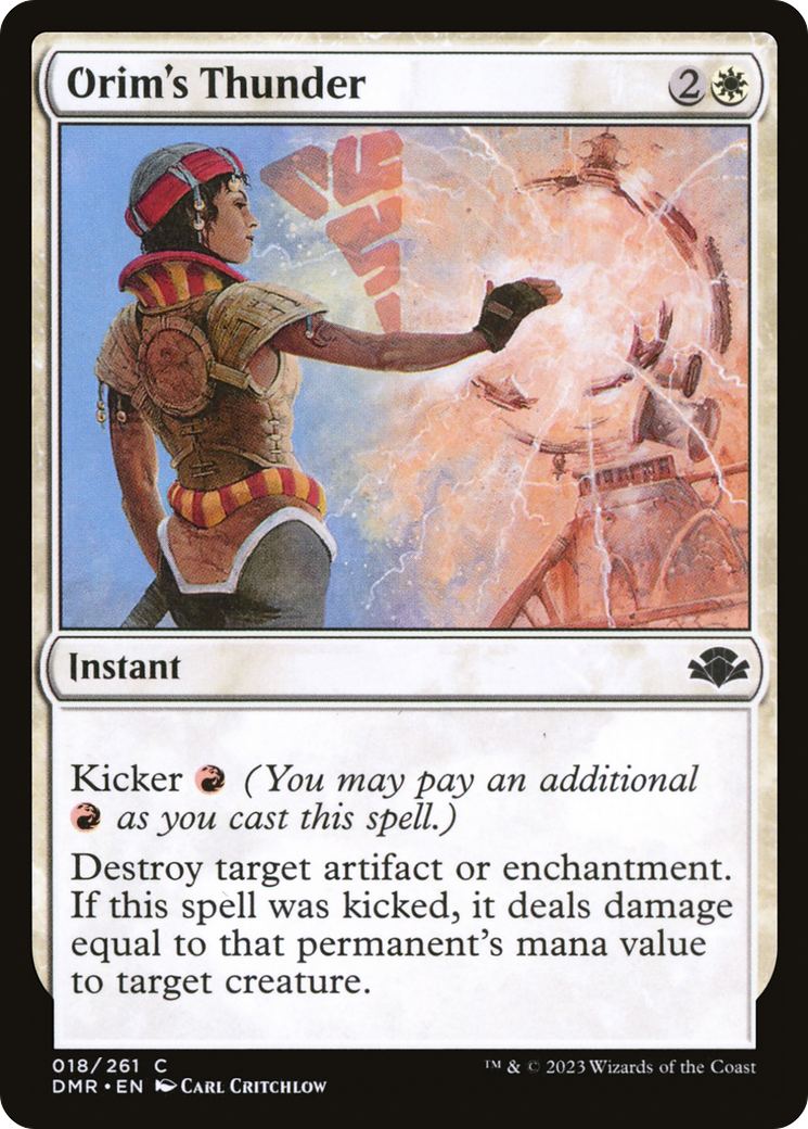 Orim's Thunder (DMR-018)  - Dominaria Remastered