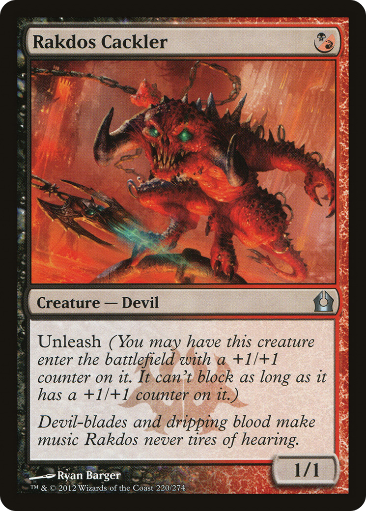 Rakdos Cackler (RTR-220)  - Return to Ravnica