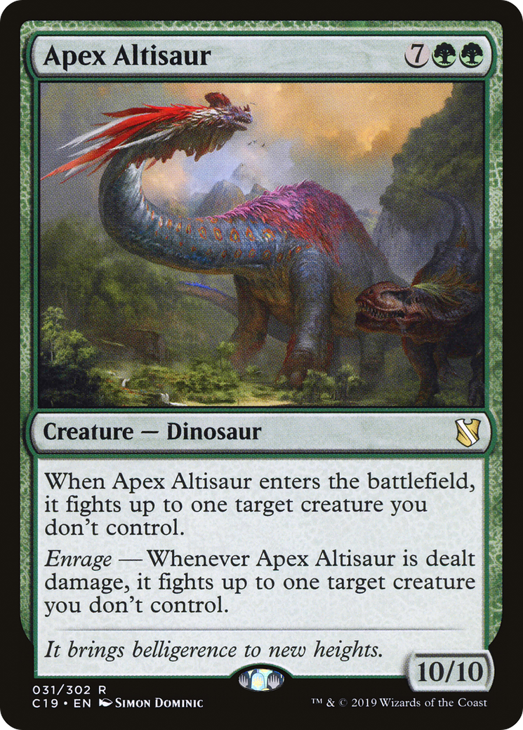 Apex Altisaur (C19-031)  - Commander 2019