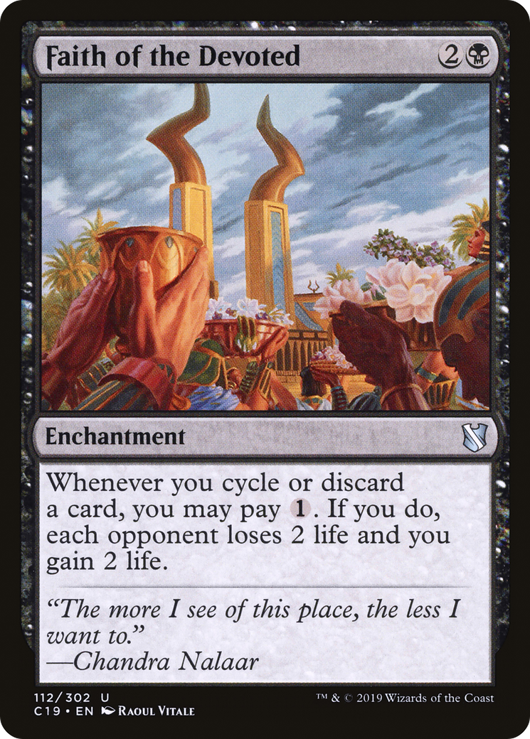 Faith of the Devoted (C19-112)  - Commander 2019