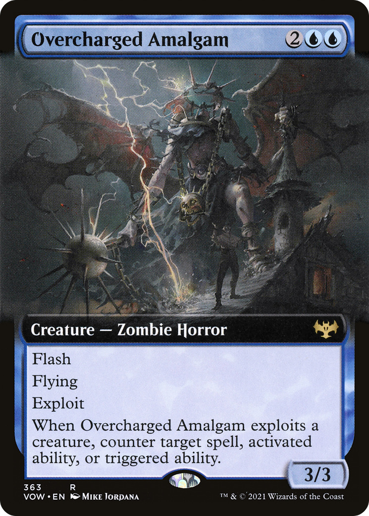 Overcharged Amalgam (Extended Art) (VOW-363)  Foil - Innistrad: Crimson Vow: (Extended Art)