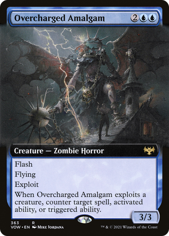 Overcharged Amalgam (Extended Art) (VOW-363)  Foil - Innistrad: Crimson Vow: (Extended Art)