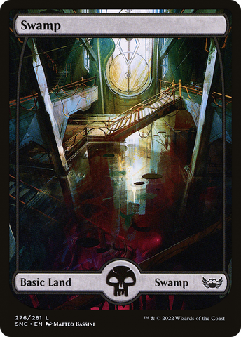 Swamp (276) (SNC-276)  Foil - Streets of New Capenna: (Full Art)