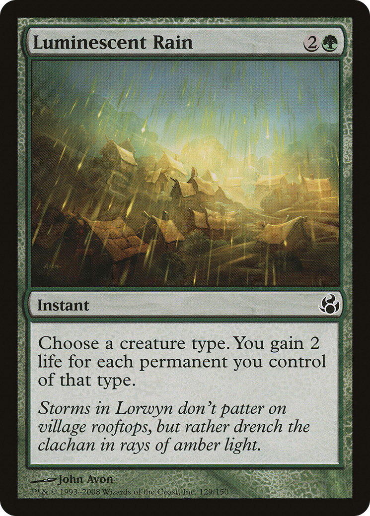 Luminescent Rain (MOR-129)  Foil - Morningtide
